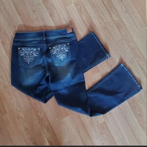 Wallflower Dark Blue Bootcut Jeans